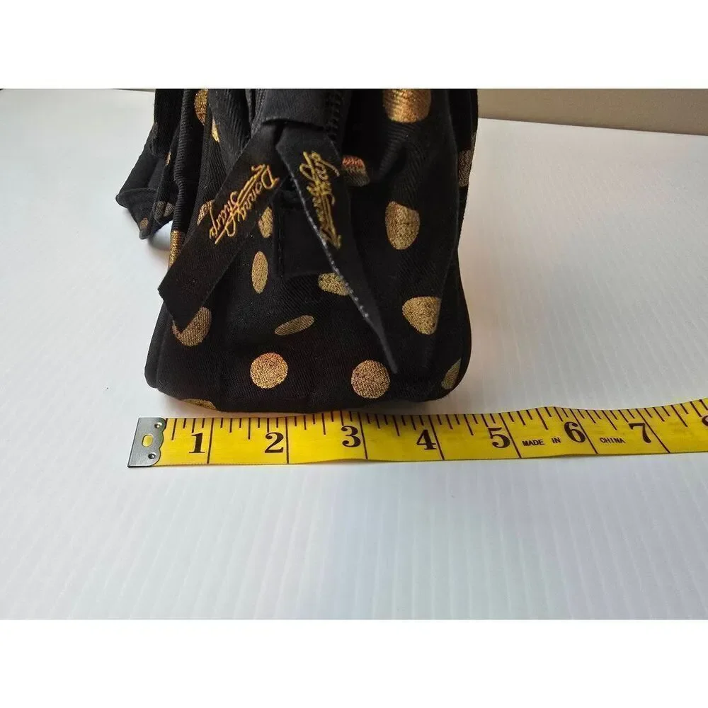 Donna Sharp Handbag Black/Gold Dot